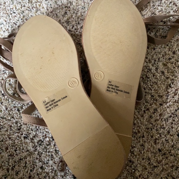 Women’s summer lace up sandals - Picture 3 of 3